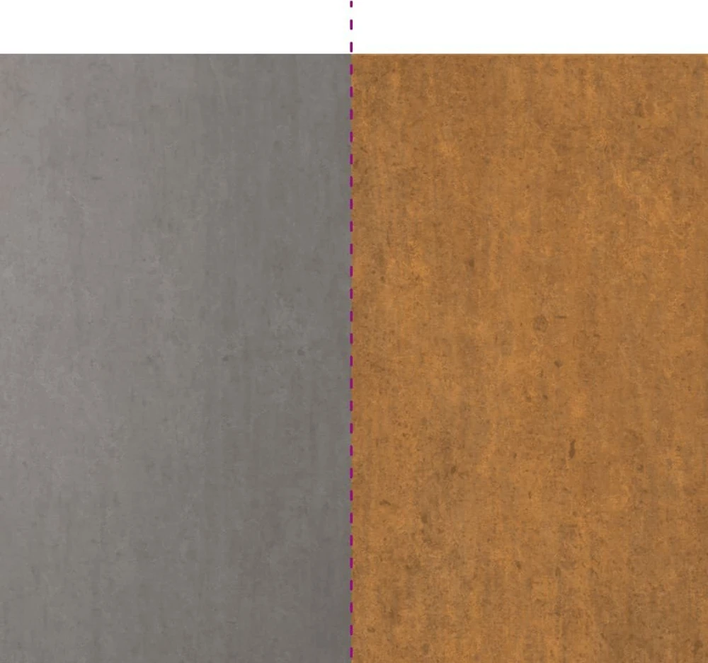 Vejos apvadai, 10vnt., 10x103cm, lankstus Corten plienas