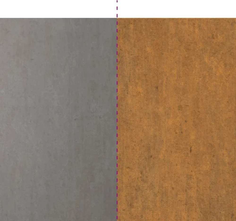 Vejos apvadai, 10vnt., 15x103cm, lankstus Corten plienas