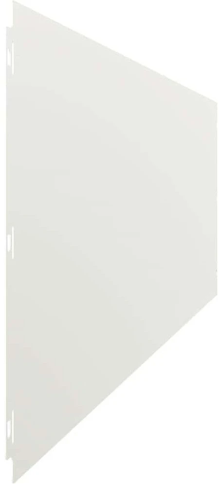 Vejo kraštas 10 vnt. 25 x 103 cm Šaltai valcuotas plienas Balta