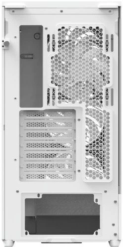 „Aerocool D520A“ kompiuterio korpusas, vidutinio dydžio bokštas, ATX, grūdintas stiklas, RGB – Baltas