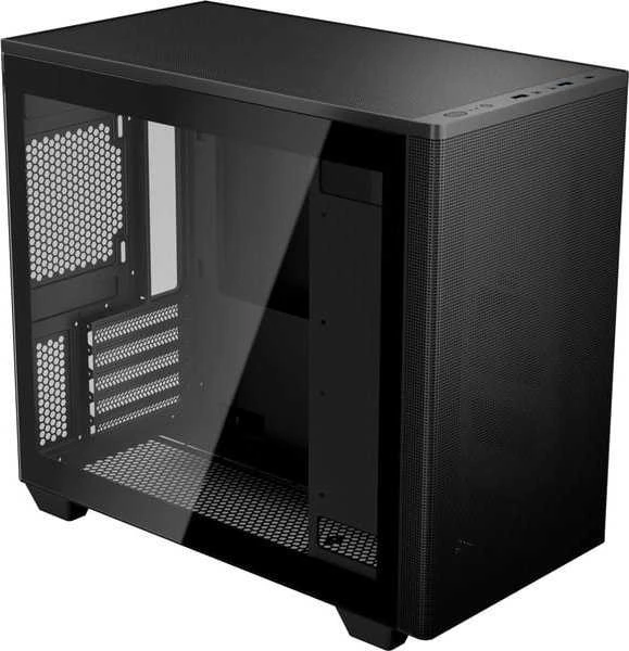 „Aerocool Stormfront Mini“ kompiuterio korpusas, „Mini Tower“, mATX, grūdintas stiklas - juodas