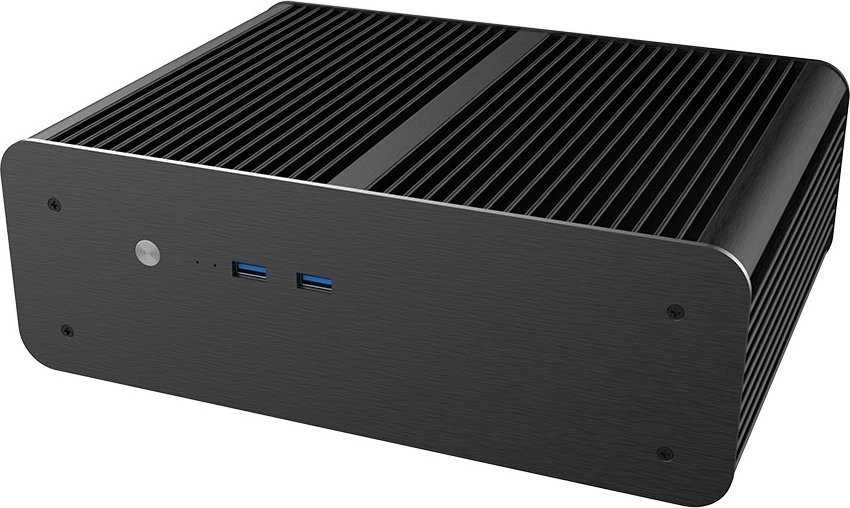 Akasa Euler MX Plus, Aliuminio-case - Mini-ITX, juodas