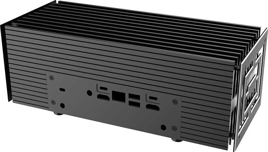 Akasa Turing Duo Pro Aliuminio-case - for Asus PN52 PN53 PN64, juodas