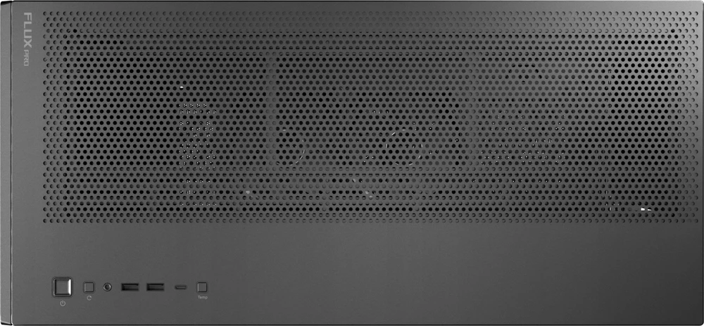 Kompiuterio korpusas Antec Flux Pro, juodas (0-761345-10154-7)