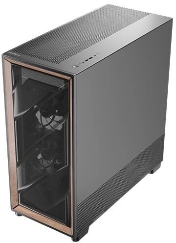 „Antec Flux Pro Noctua Edition“, bokšto tipo korpusas – stiklas/medis, įskaitant NA-FH1 ventiliatoriaus šakotuvą