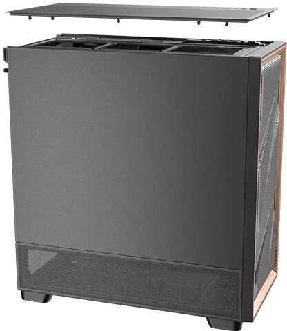 Antec FLUX SE „Midi Tower“ Juoda, Medinė