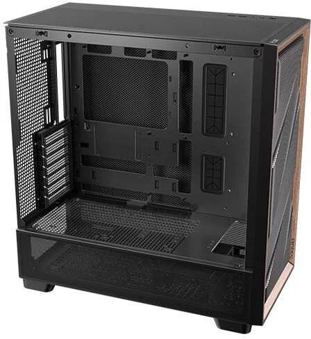 Antec FLUX SE „Midi Tower“ Juoda, Medinė