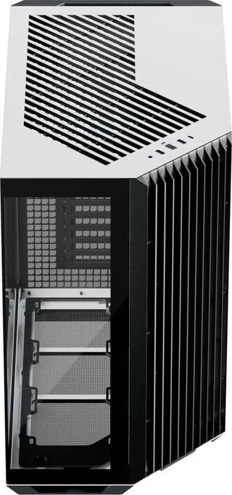 APNX V1 PC-kompiuterio korpusas, Midi-Tower, ATX, Tempered Glass – juodos spalvos / baltos spalvos