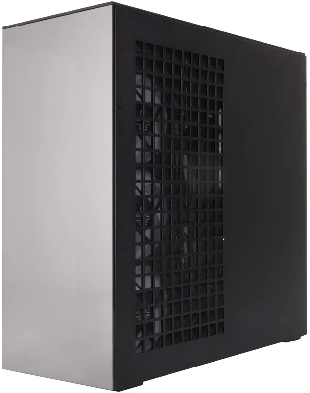 Arctic Xtender (Juodas) mirrow juodas window with GPU vertical mount