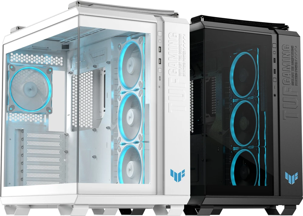 ASUS TUF GAMING GT502 Horizon TG ARGB Baltas Midi Tower