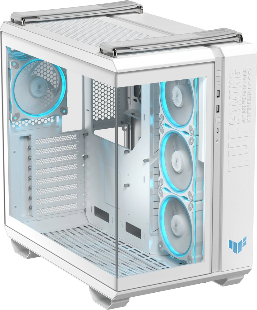 ASUS TUF GAMING GT502 Horizon TG ARGB Baltas Midi Tower