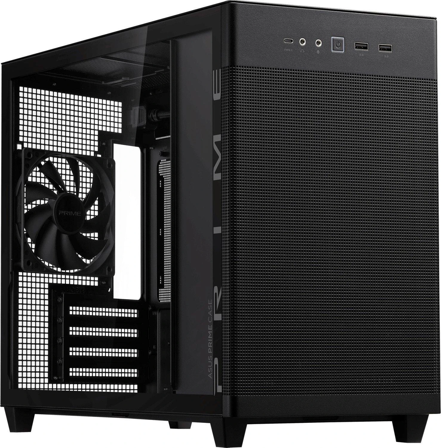 ASUS AP201 PRIME mATX korpusas TG