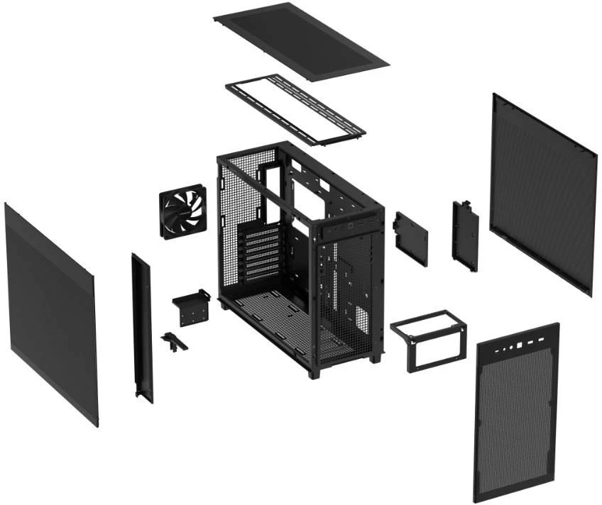 ASUS Prime AP303 Mesh Midi Tower Juodas