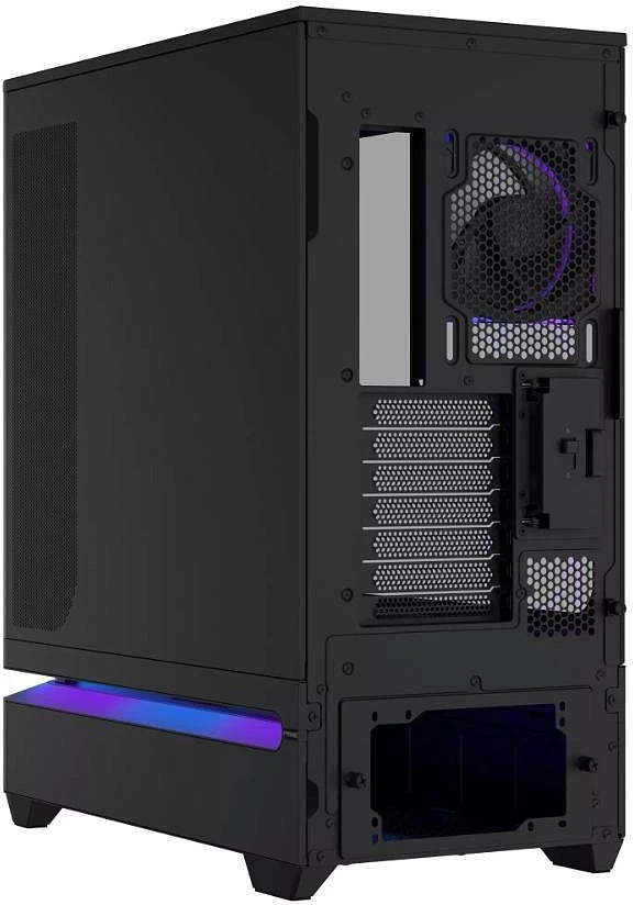 ASUS dėklas PRIME AP304 TG ARGB Juodas, ATX, permatomas šonas, 4x120mm ARGB, juodas