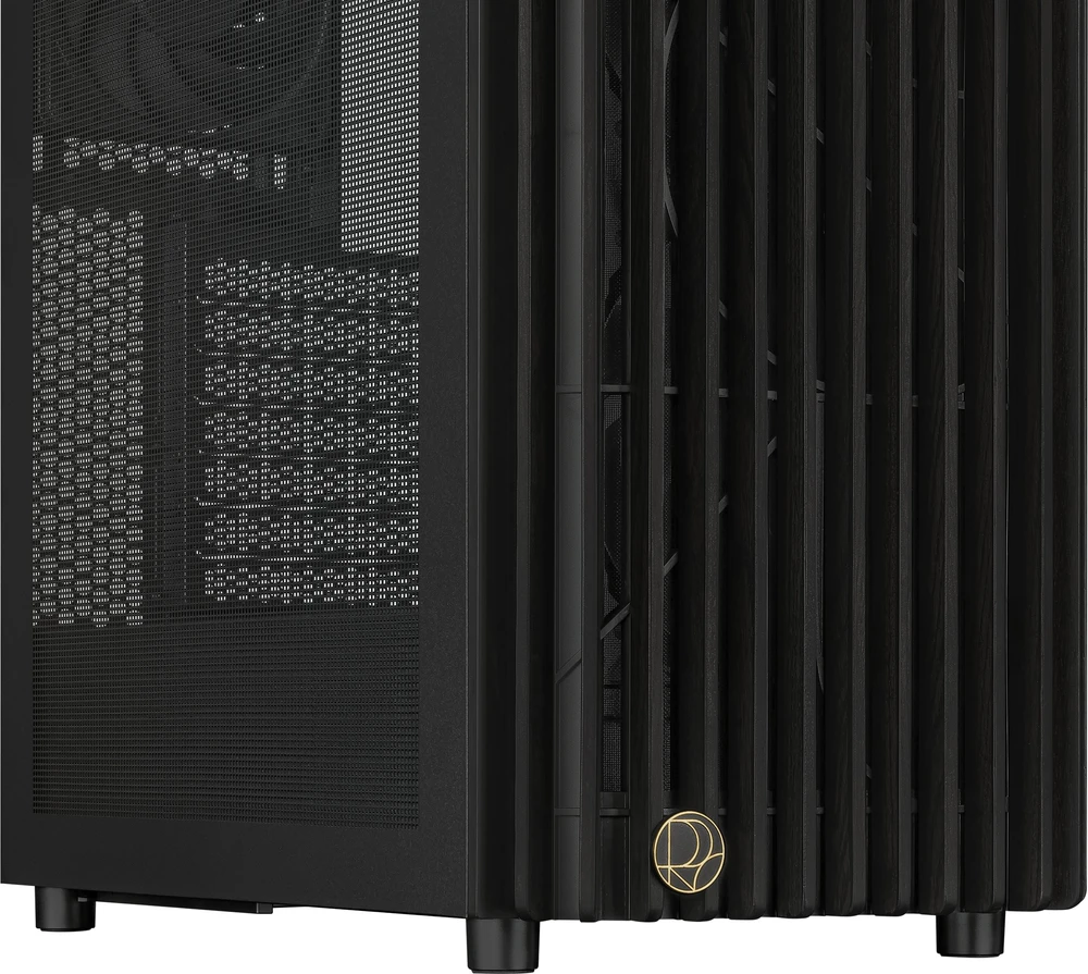 ASUS ProArt PA401 Wood Edition kompiuterio korpusas, Midi-Tower, ATX, Mesh-Panel juodas
