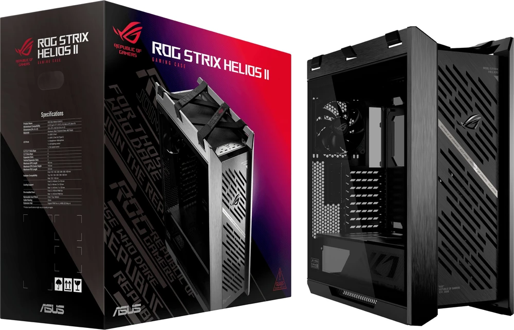ASUS ROG Strix Helios II GX601S Midi Tower Juodas