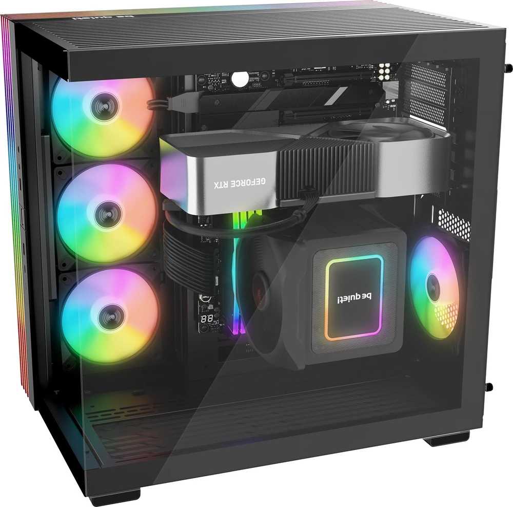 Be Quiet! LIGHT BASE 600 LX Juodas Midi Tower