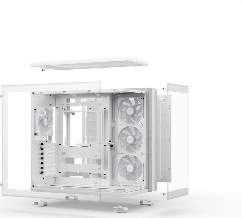 Kompiuterio Korpusas - be quiet! LIGHT BASE 600 LX Midi Tower ATX Micro-ATX Baltas