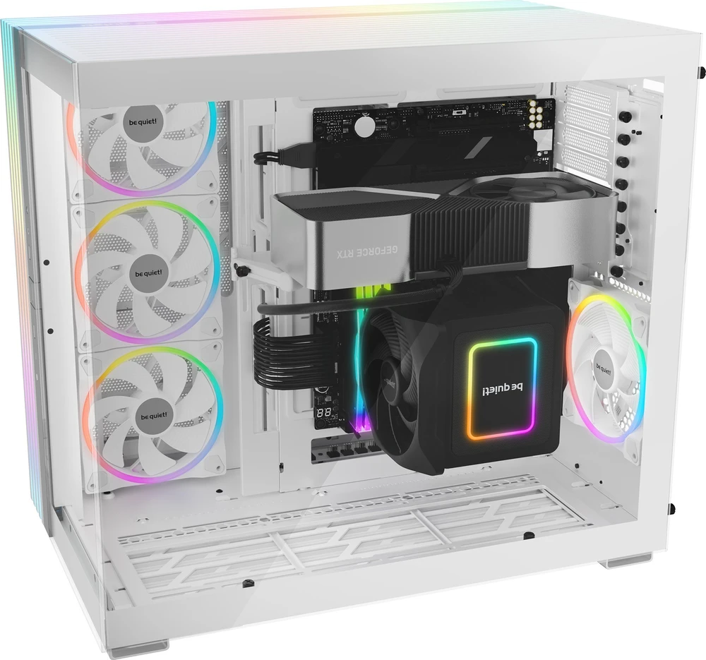 Kompiuterio Korpusas - be quiet! LIGHT BASE 900 DX Full Tower Su Šoniniu Langeliu Baltas