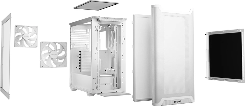 Be Quiet! PURE BASE 501 Airflow Window Baltas Midi Tower