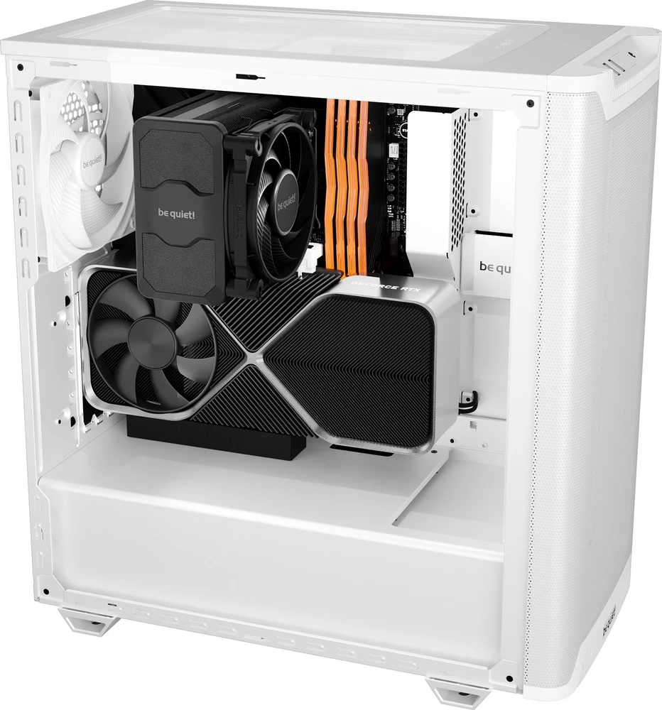Be Quiet! PURE BASE 501 Airflow Window Baltas Midi Tower