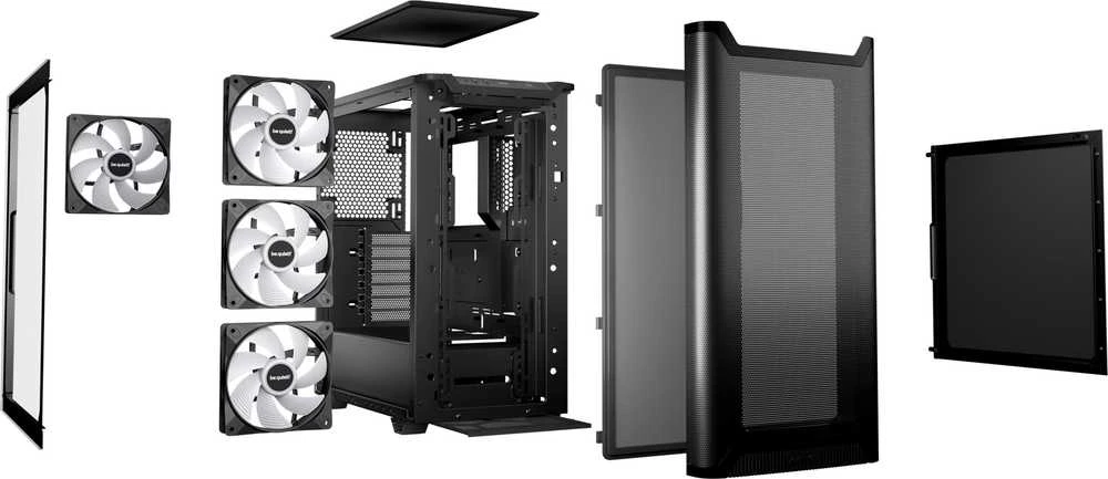 LISTAN BE QUIET Pure Base 501 DX Juodas ARGB