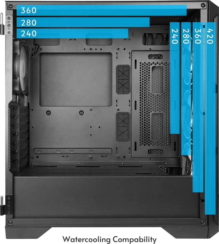 CHIEFTEC APEX LUMO TG ATX žaidimų korpusas