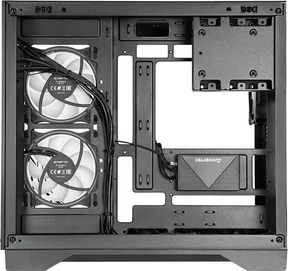 Chieftec Visio GM-30B-TG-OP juodas Tempered Glass x 2 Cube Juodas