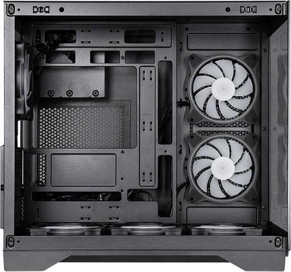 Chieftec Visio GM-30B-TG-OP juodas Tempered Glass x 2 Cube Juodas