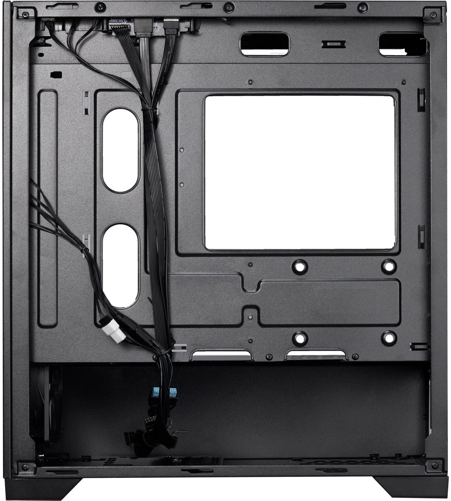 „Cooler Master Elite 302“ korpusas, permatomas šoninis skydelis, mATX, 3x 120 mm ARGB ventiliatoriai, juodas