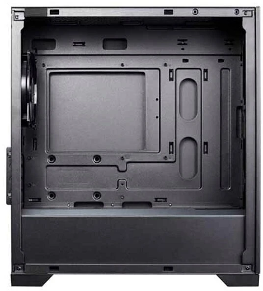„Cooler Master Elite 302 Lite“ korpusas, permatomas šoninis skydelis, mATX, 1x 120 mm ventiliatorius, juodas