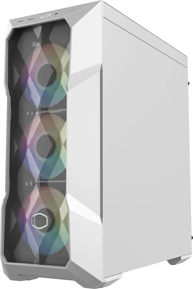 COOLER MASTER PC dėklas MasterBox TD500 V2 Mesh ARGB baltas