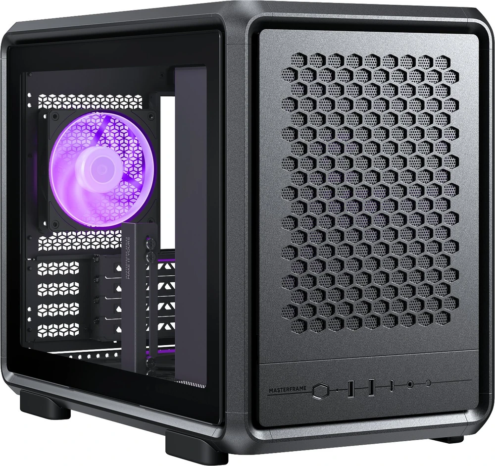 „Cooler Master MasterFrame 400 Mesh“ juodas korpusas (MF400M-KHNN-S00)