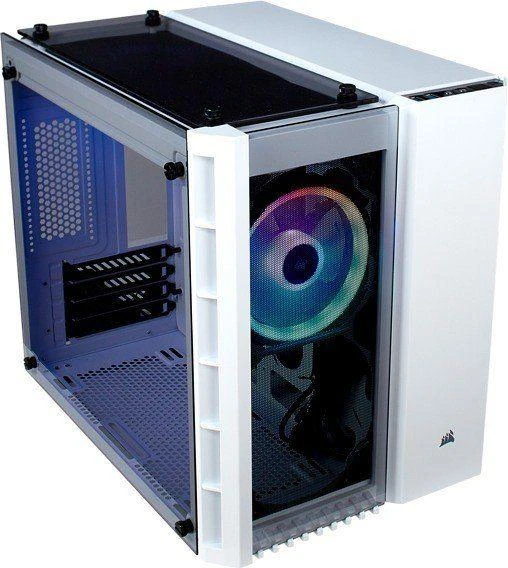PC korpusas Corsair Crystal 280X RGB Micro-ATX, Baltas