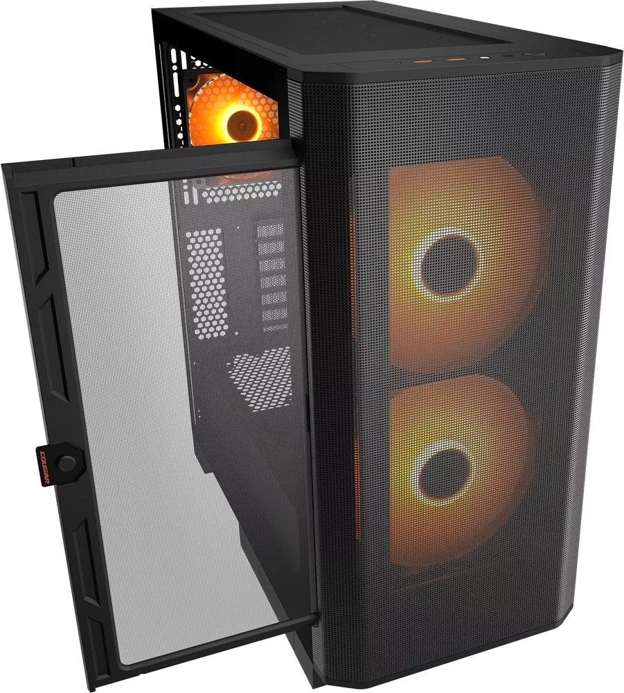 „Cougar Airface Flo RGB“ korpusas (CGR-5YA6B-RGB)