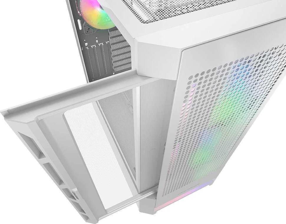 „Cougar Airface RGB Balta“ dėklas (CGR-5ZD1W-AIR-RGB)