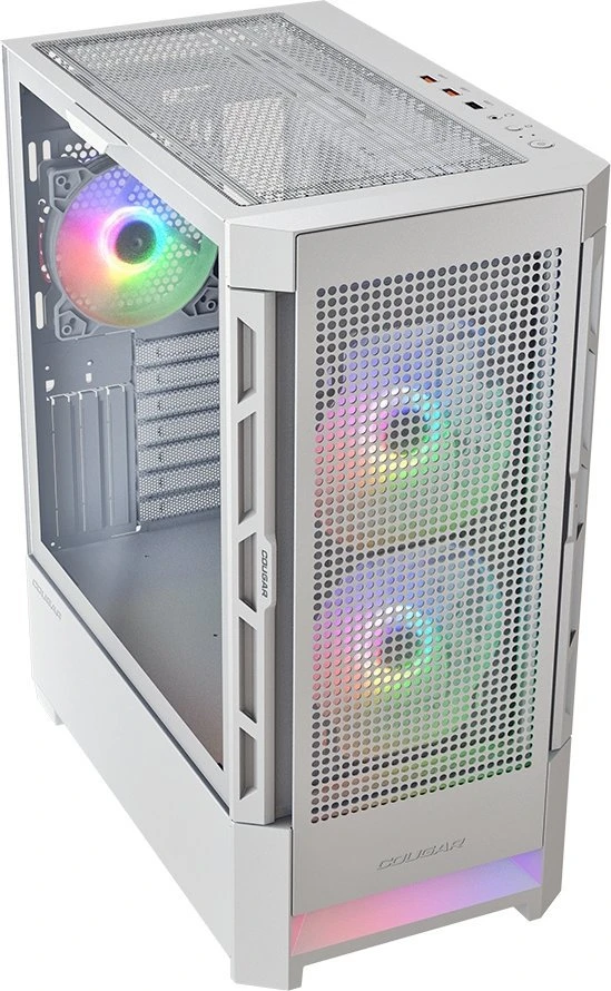 „Cougar Airface RGB Balta“ dėklas (CGR-5ZD1W-AIR-RGB)