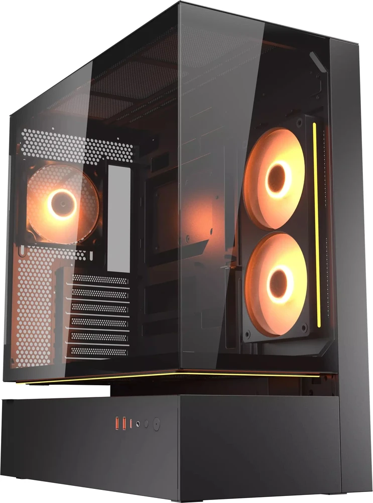 Cougar Gaming kompiuterio korpusas CFV235 TG 240 REV+120ARGB FAN RGB HUB SYNC LED STRIP