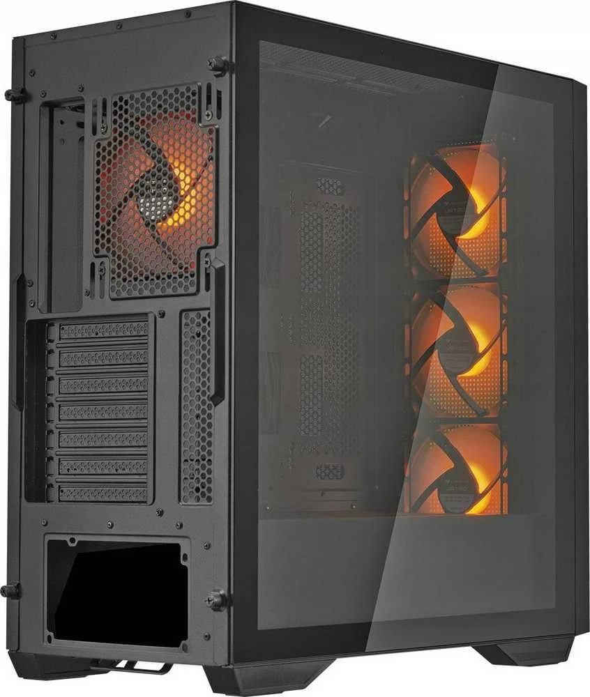 COUGAR UNIFACE RGB PC Dėklas, Mid Tower, Juodas