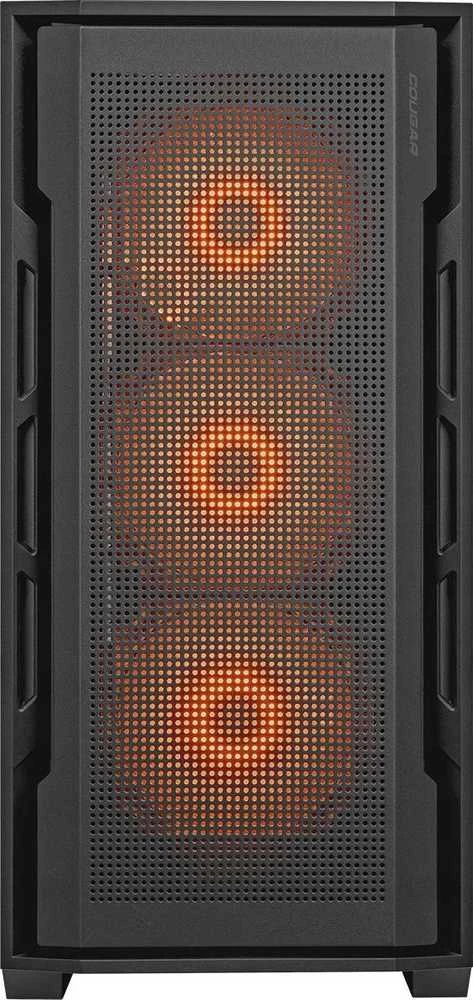 COUGAR UNIFACE RGB PC Dėklas, Mid Tower, Juodas