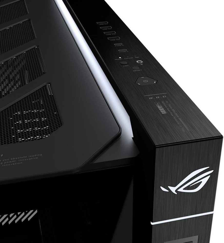 ASUS ROG CRONOX GR801 CURVE TG ARGB Juodas Midi Tower