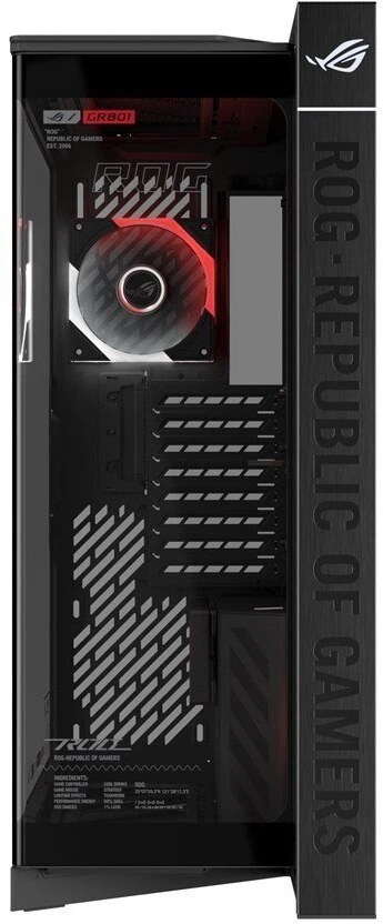 ASUS ROG CRONOX GR801 CURVE TG ARGB Juodas Midi Tower