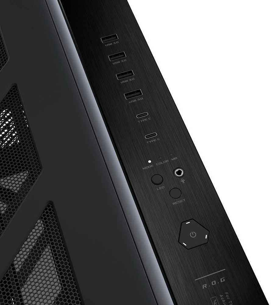 ASUS ROG CRONOX GR801 CURVE TG ARGB Juodas Midi Tower