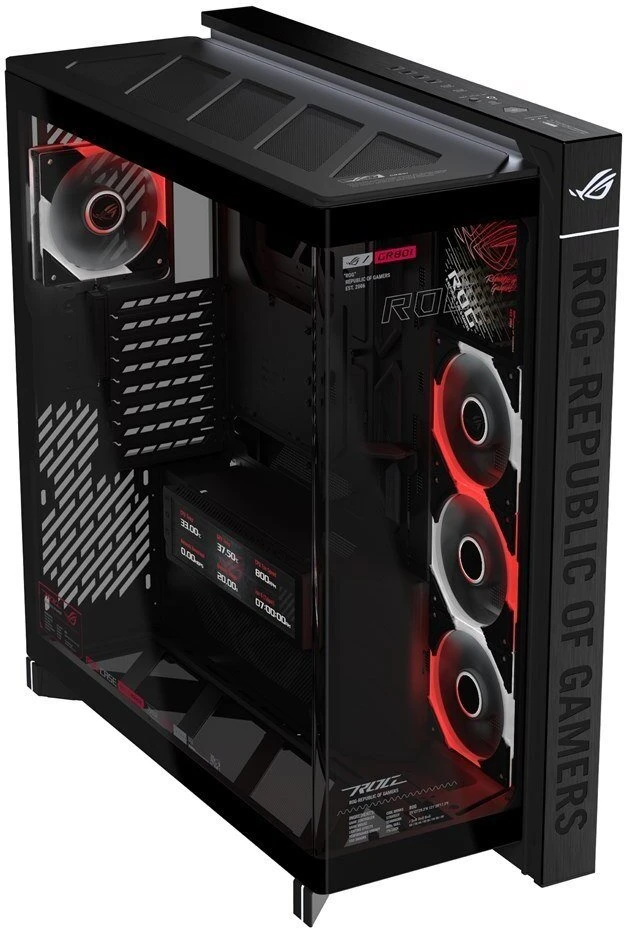 ASUS ROG CRONOX GR801 CURVE TG ARGB Juodas Midi Tower