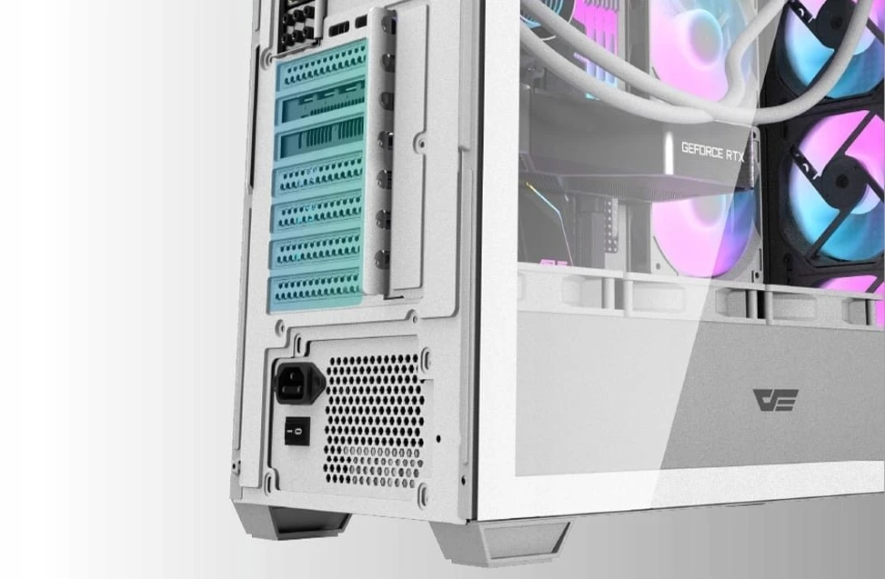 „Darkflash DS900 Mesh“ kompiuterio korpusas be ventiliatorių (juodas)
