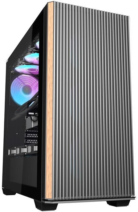 Darkflash DS900WS computer case (juodas) + 4 fans