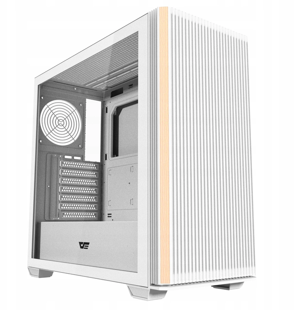 „Darkflash DS900WS“ ATX kompiuterio korpusas be ventiliatorių (baltas)