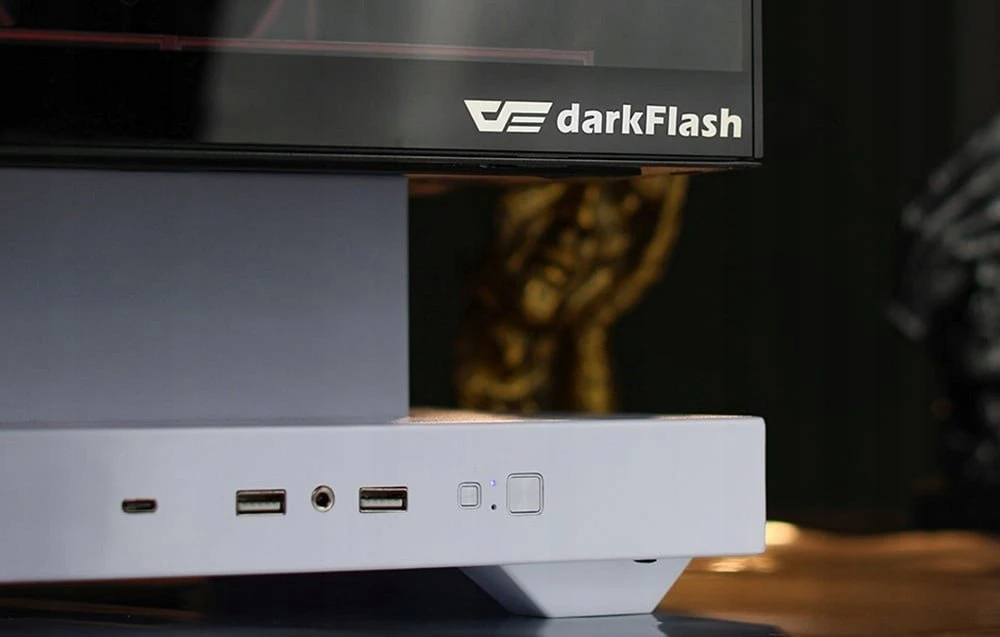 Darkflash F1 computer case (Juodas) + 6 ARGB fans