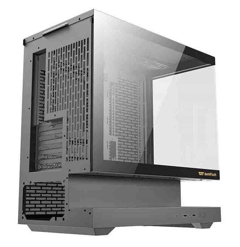 Darkflash F1 computer case (Juodas) + 6 ARGB fans