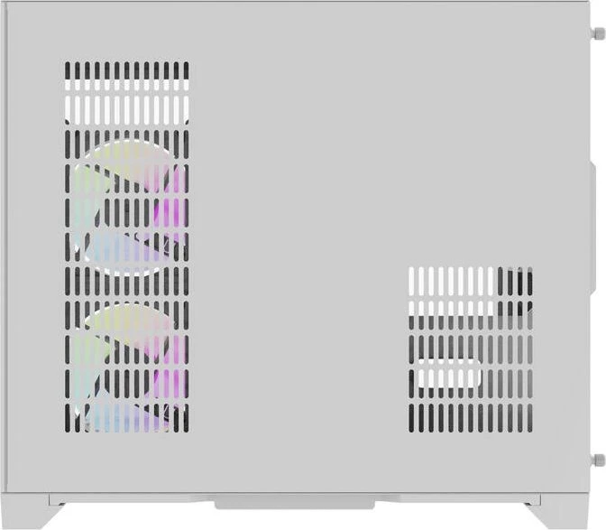 Darkflash Darflash FT418 kompiuterio dėklas + 6 aRGB ventiliatoriai (balti)